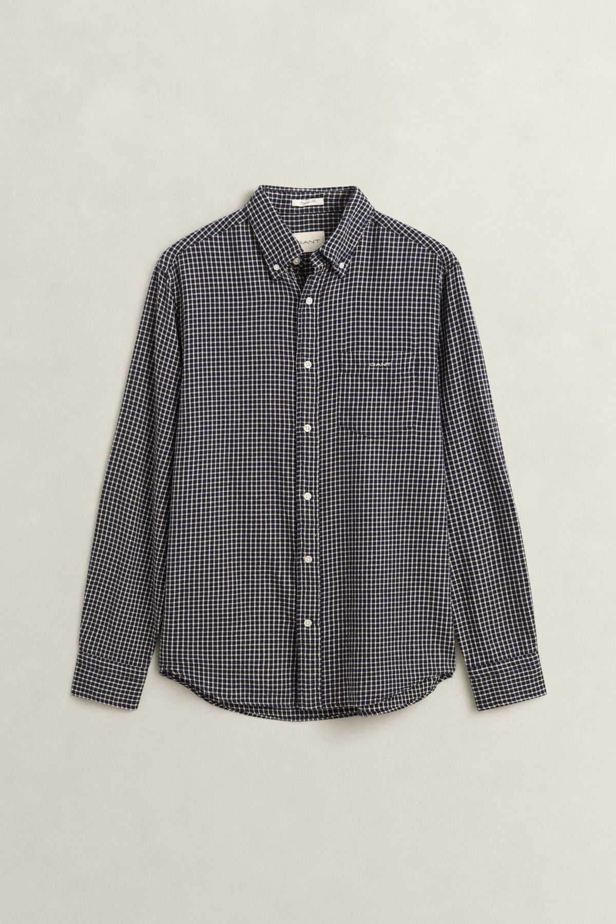 Reg Windblown Flannel Check Shirt Evening Blue
