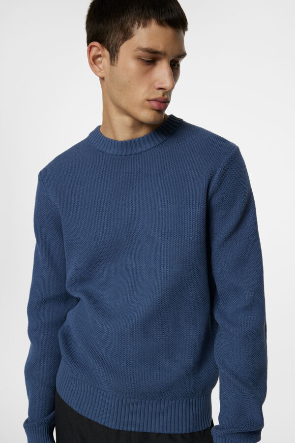 Oliver structure sweater Vintage Indigo