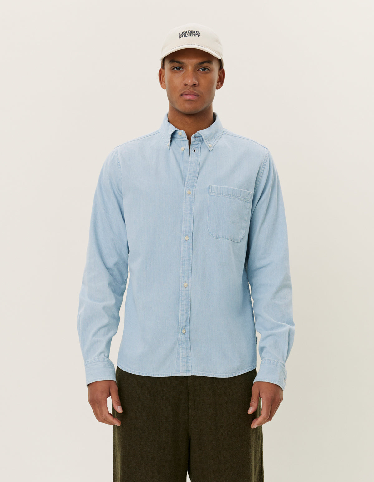 Kash Denim Shirt Light Blue Wash