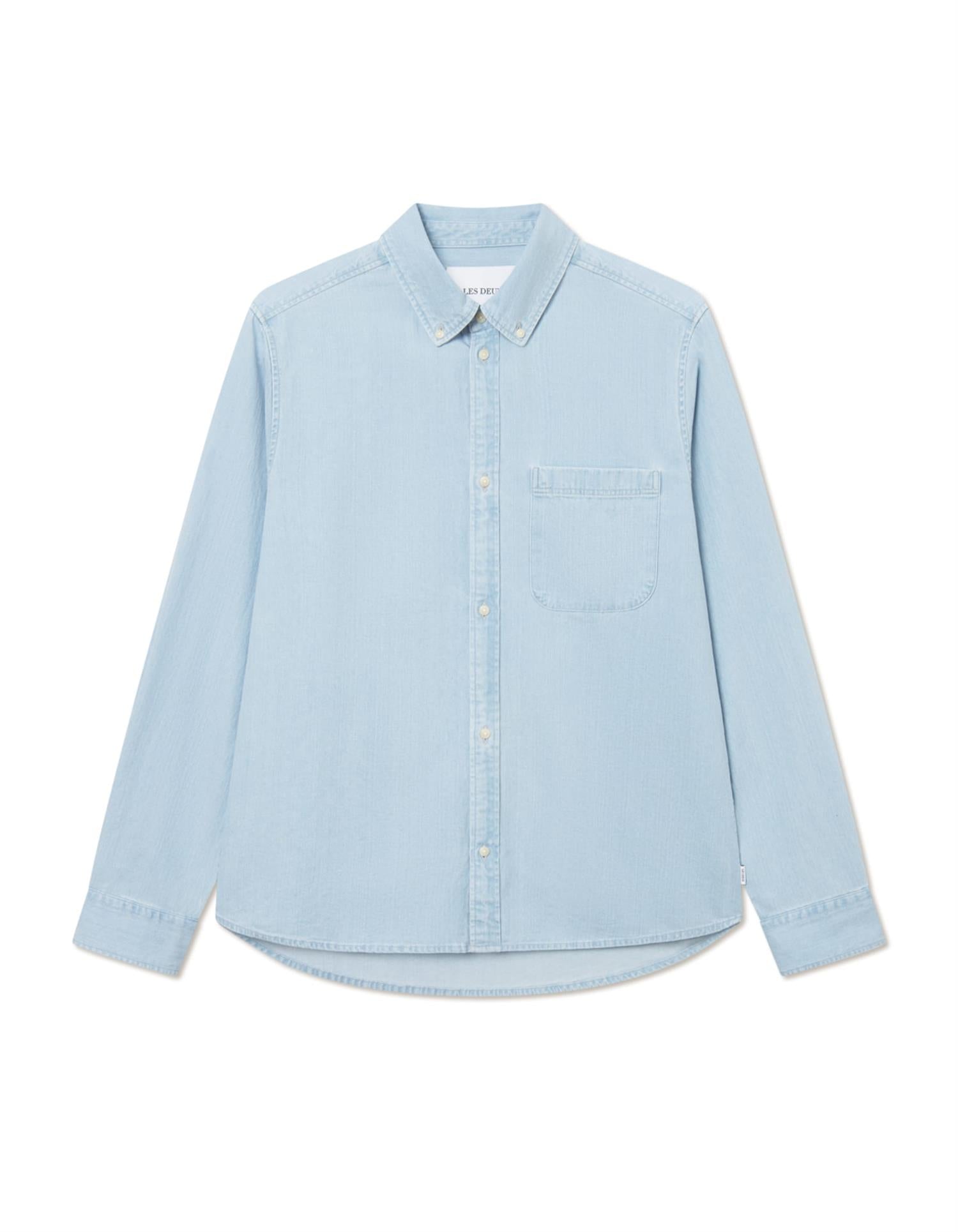 Kash Denim Shirt Light Blue Wash