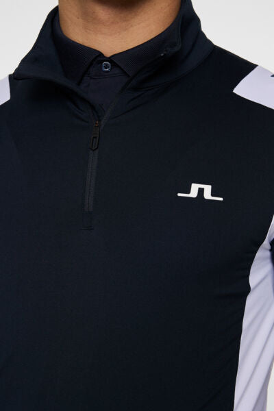 Lukas Quarter Zip Mid Layer Jl Navy