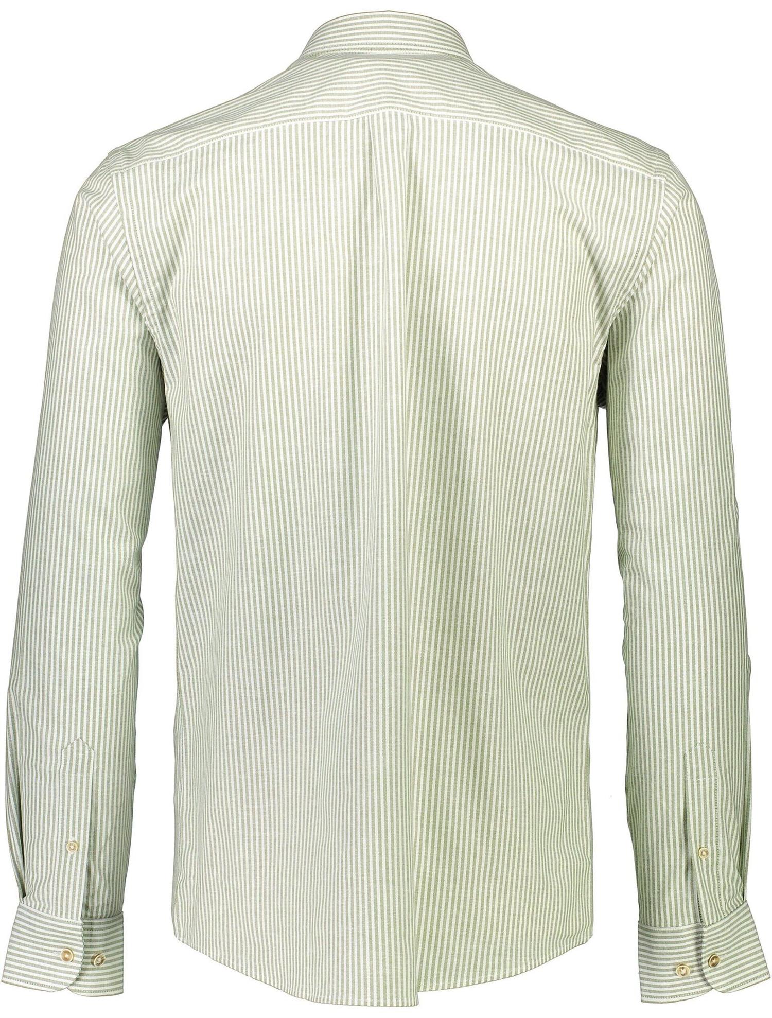 Striped superflex oxford L/S Lt Army