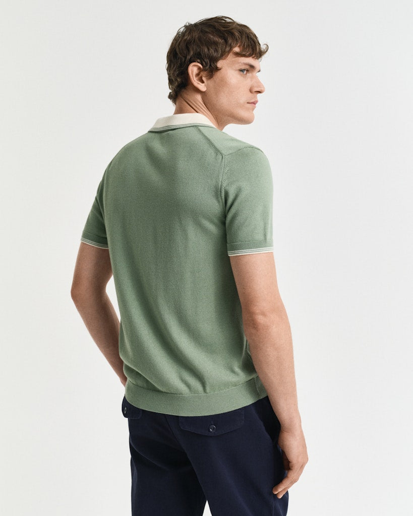 MODAL BLEND SS POLO Kalamata Green