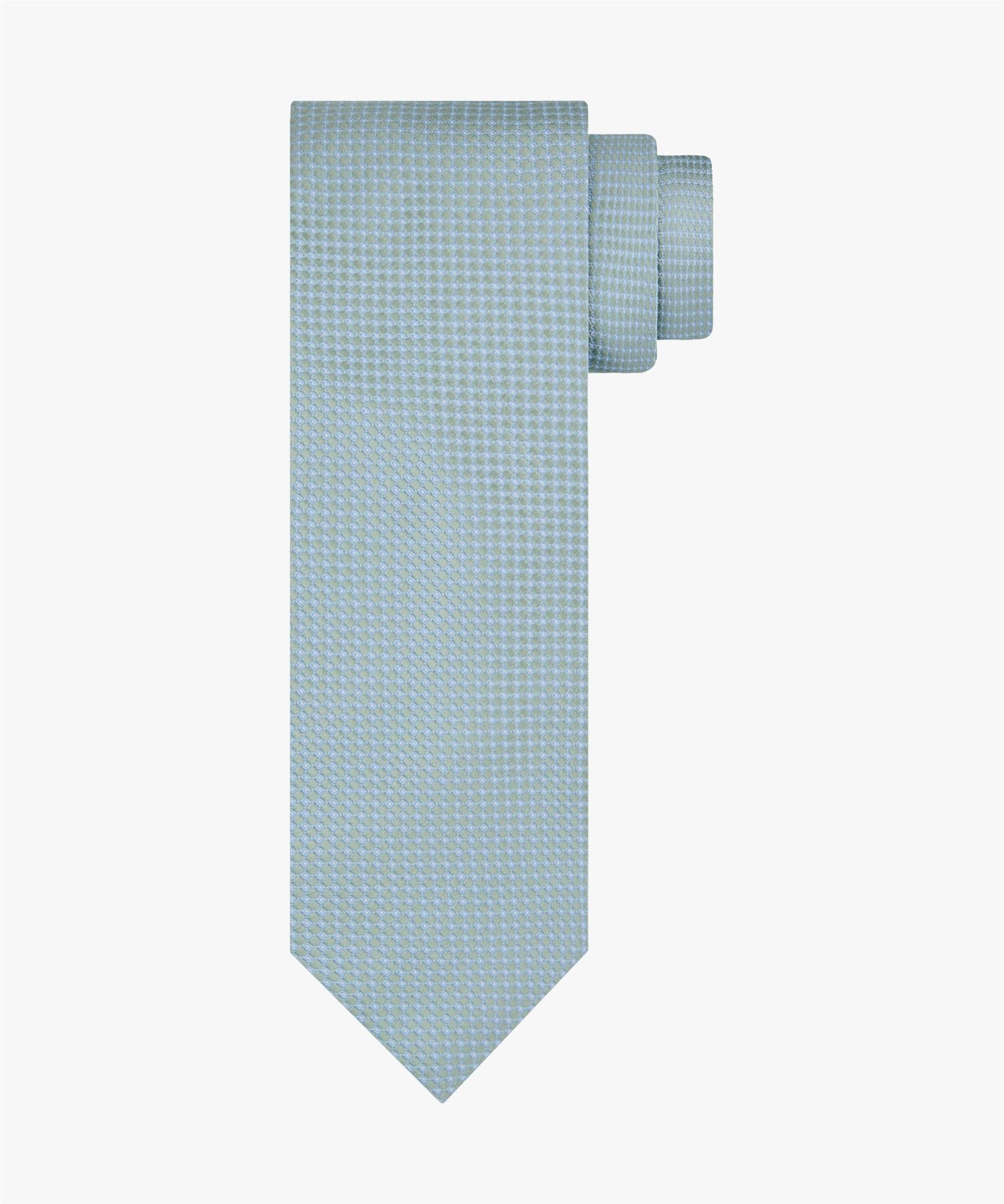 Tie Silk Woven Green/Blue