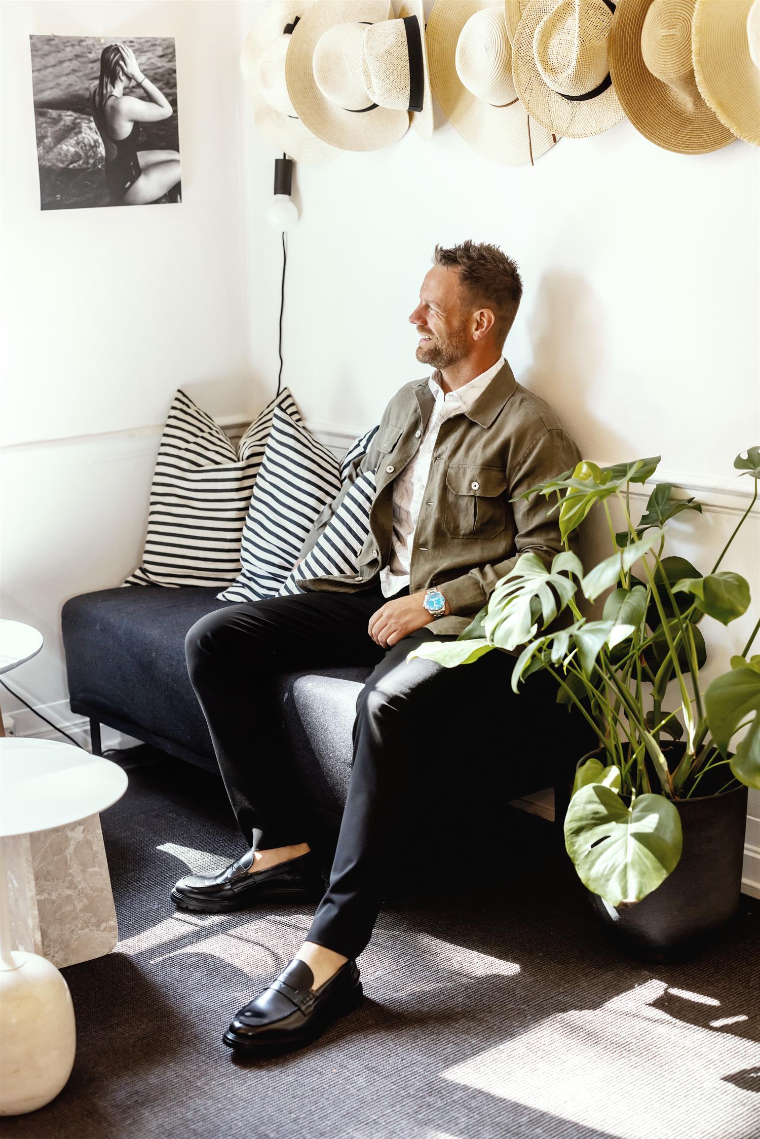 6507 Overshirt Khaki Green Plain