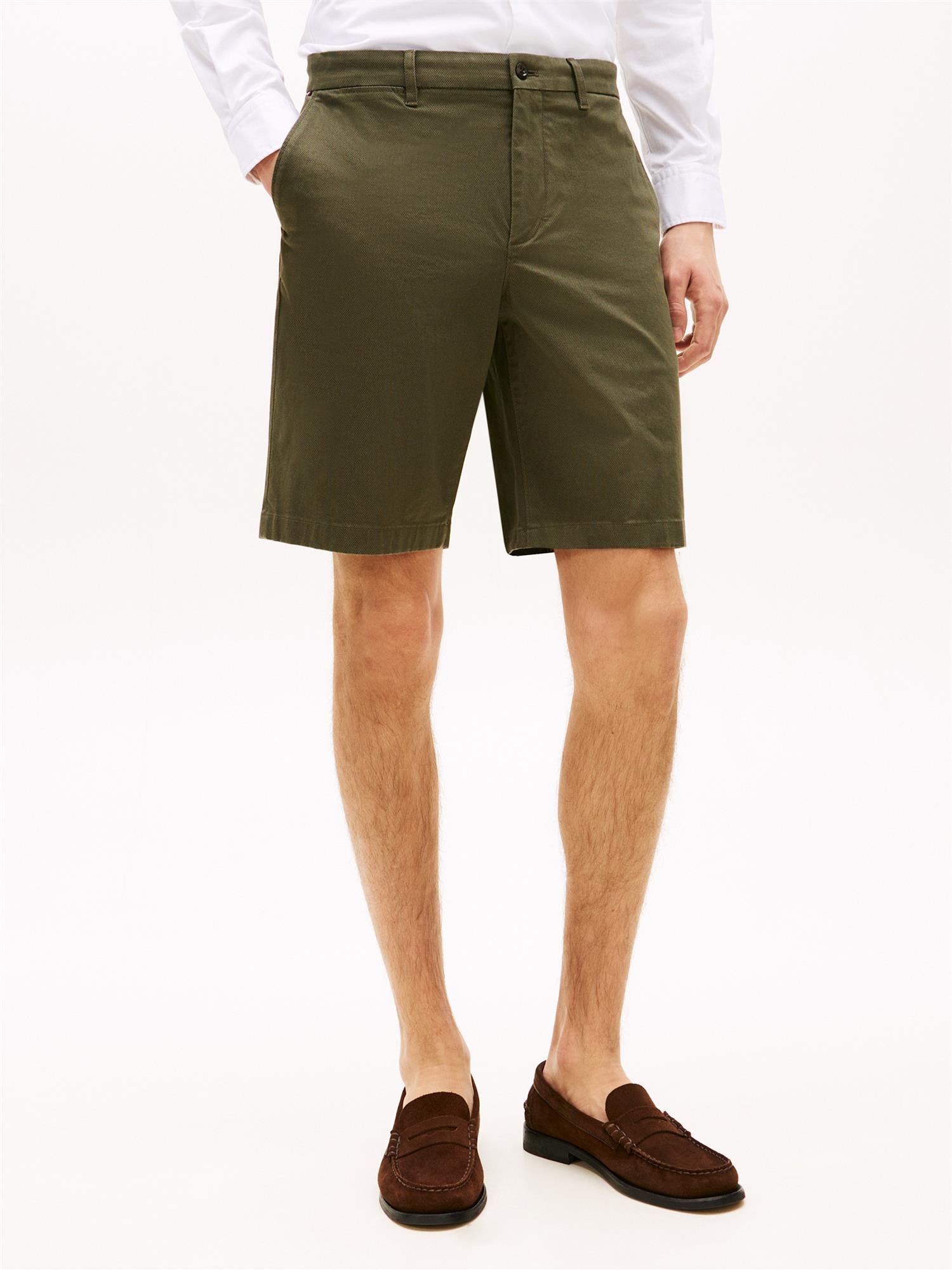 HARLEM PRINTED STRUCTURE SHORT Army Green