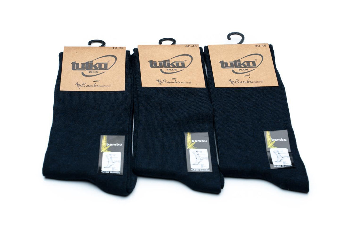 MK 3-pack bamboo Black