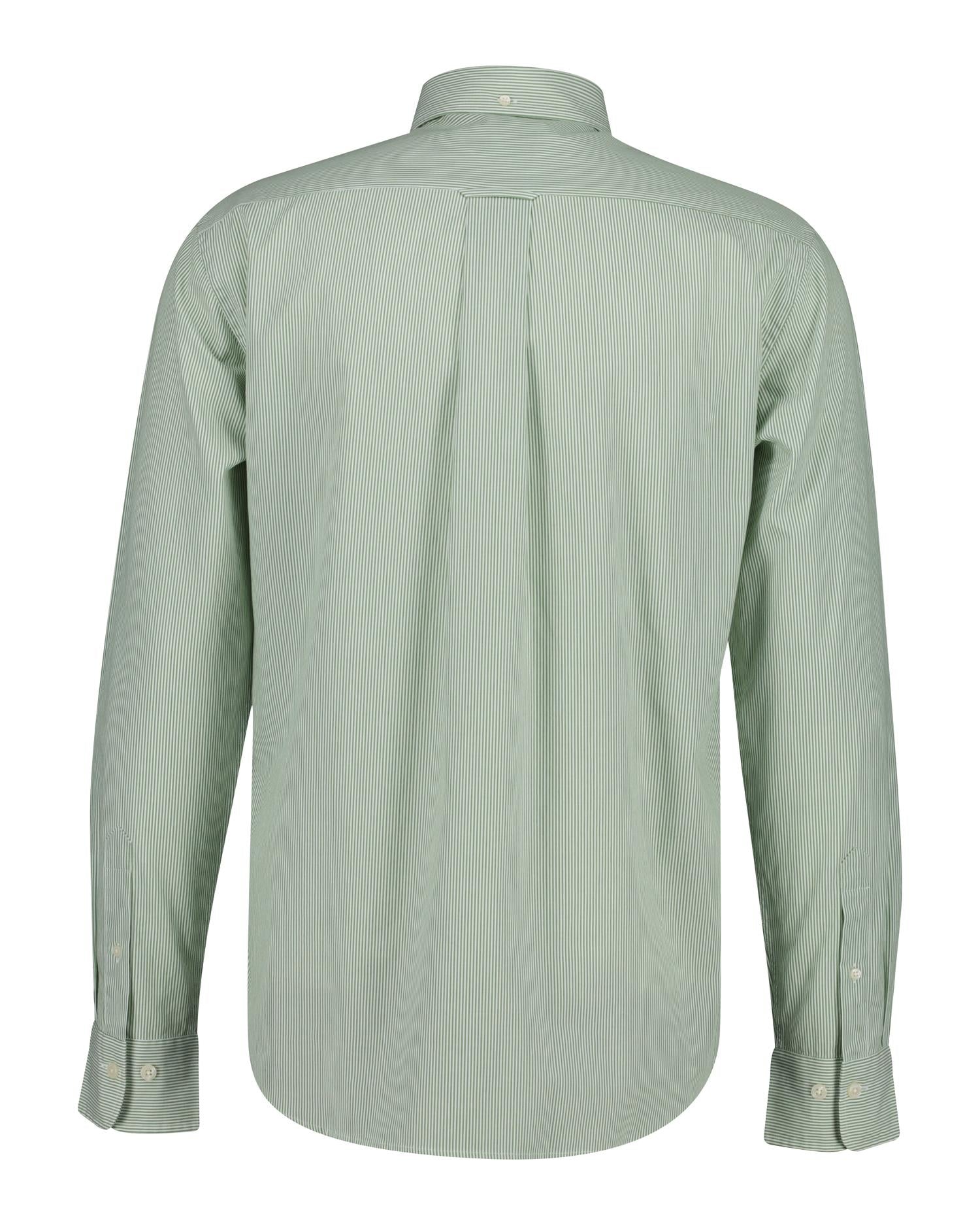 Reg Classic Poplin Banker Shirt Herb Green