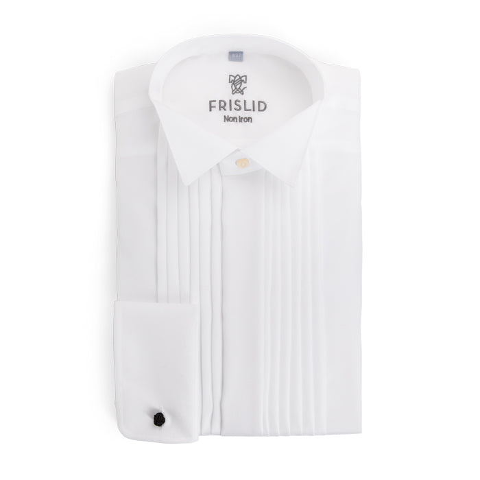 Koszula smokingowa FELIX wing LS biała