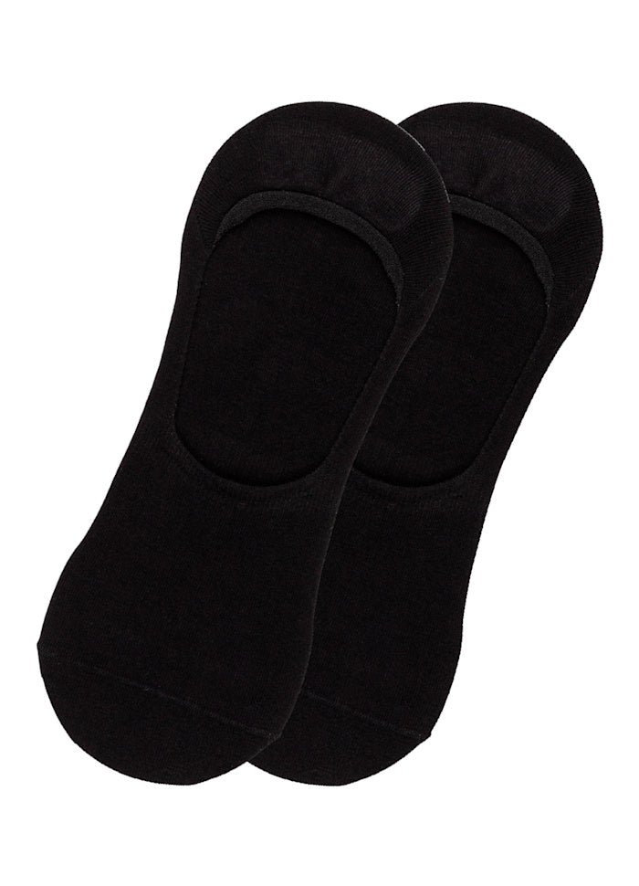 2pk Runar Cotton No-Show 2-Sized Black