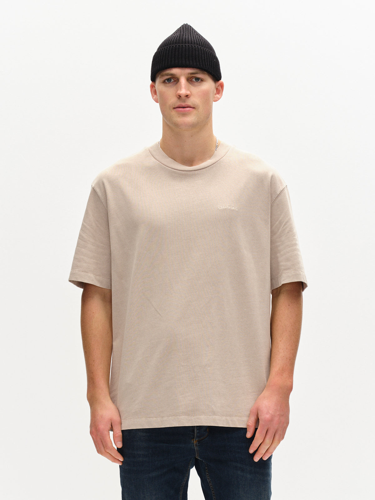 Nigel Wix Boxy Hour SS Sand Cashmere