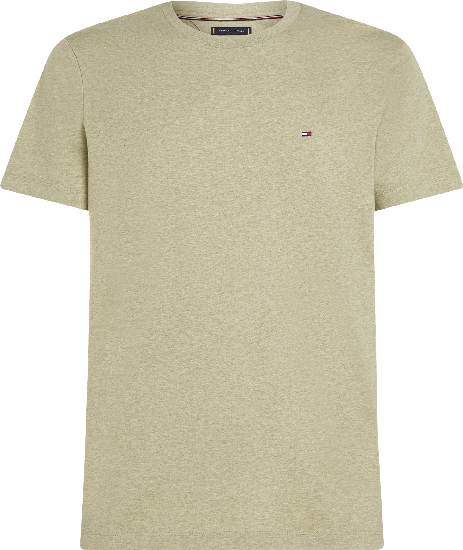 Essential Reg Fit Heather Tee Heathered Olive