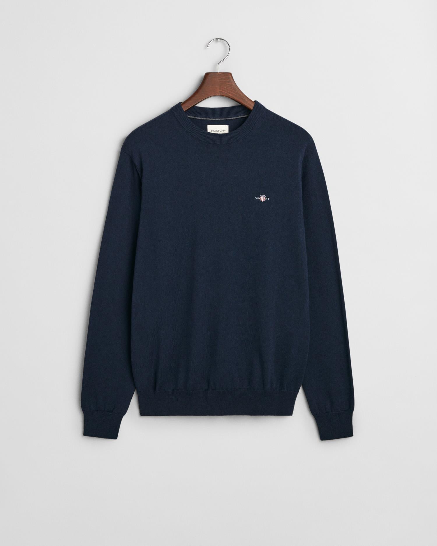 Ctn/wo C-Neck Evening Blue