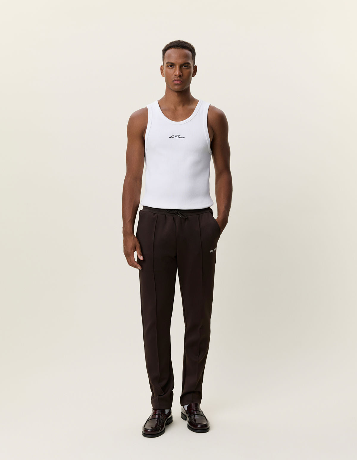 Les Deux Track Pants Delicioso Brown