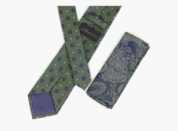 Manzini slips + tørkle Grønn