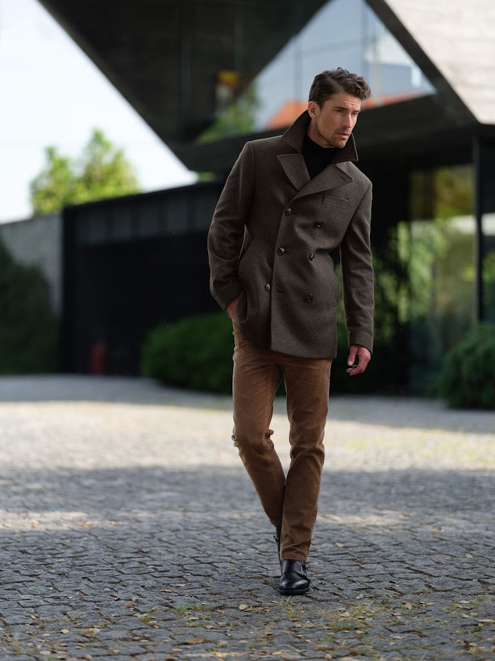 Paris Peacoat Brown