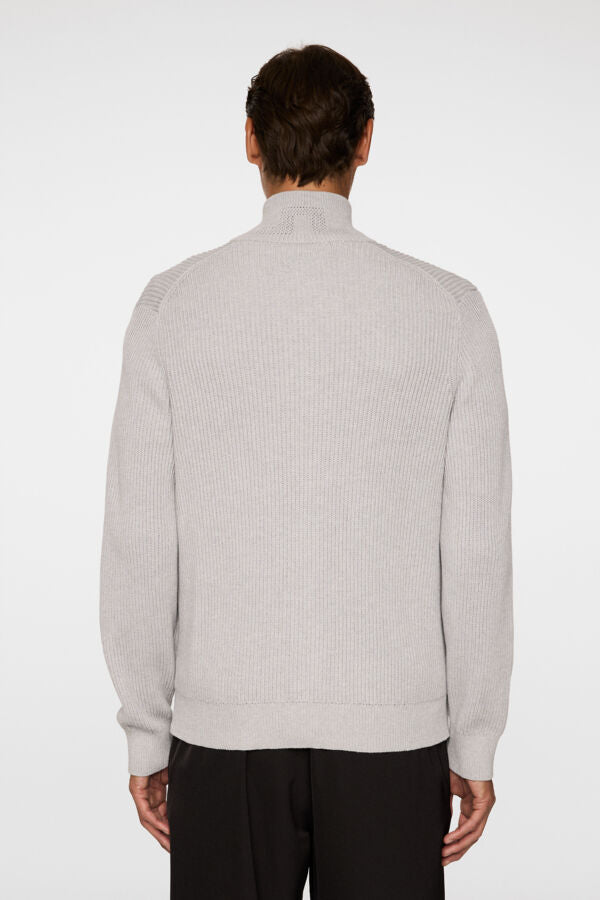 Alexis full zip cardigan Light Grey