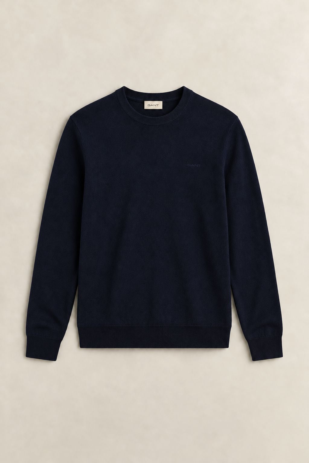 Cotton Wool C-Neck Evening Blue