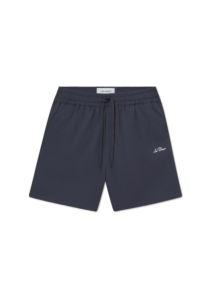 Stan Seersucker Swim Shorts 2.0 Dark Navy