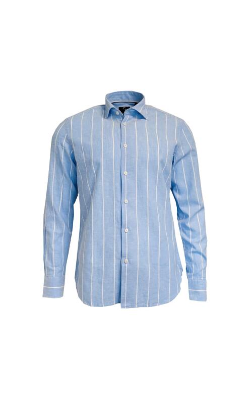 Melba Shirt LS Blue Stripe