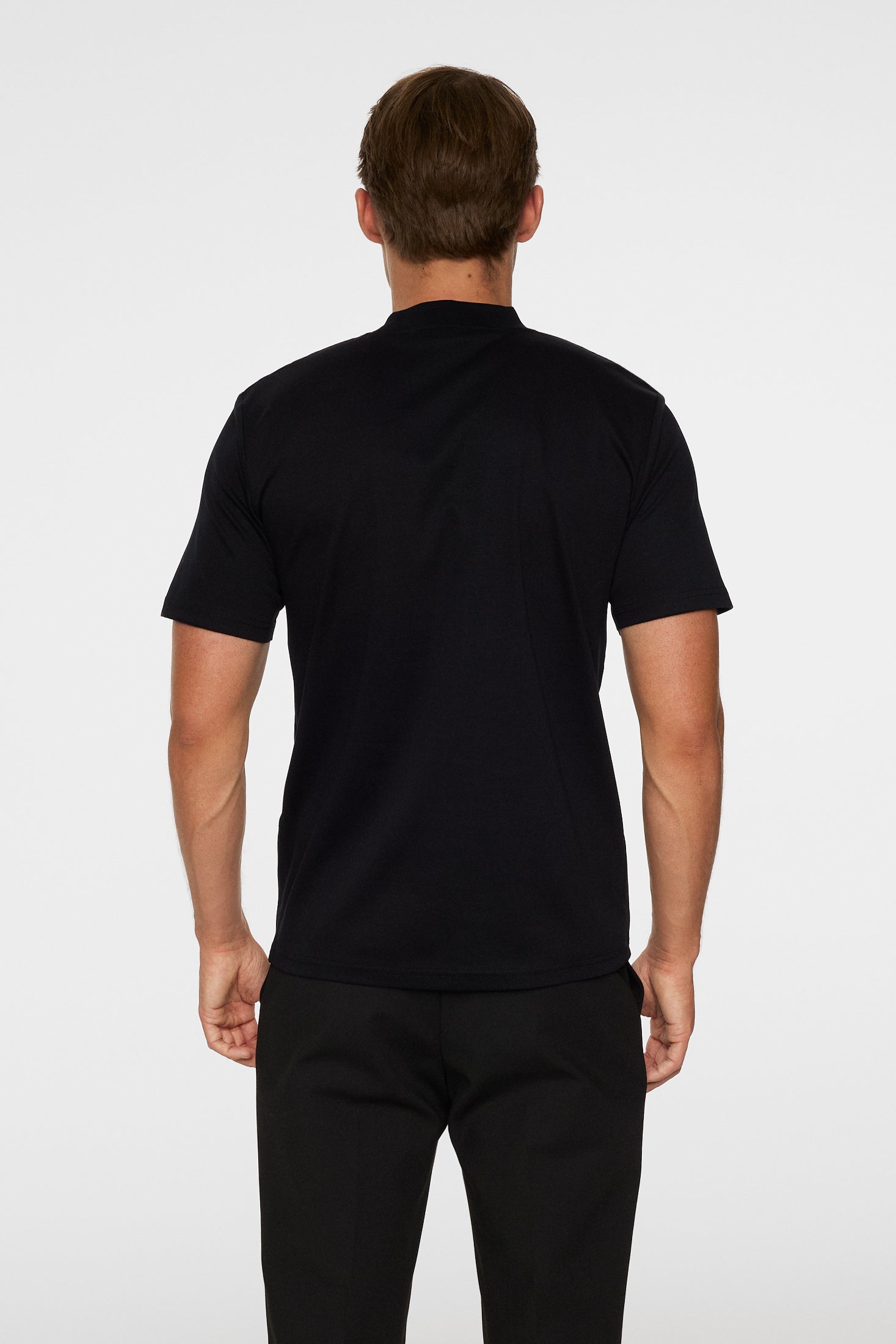 Ace Mock Neck T-Shirt Black