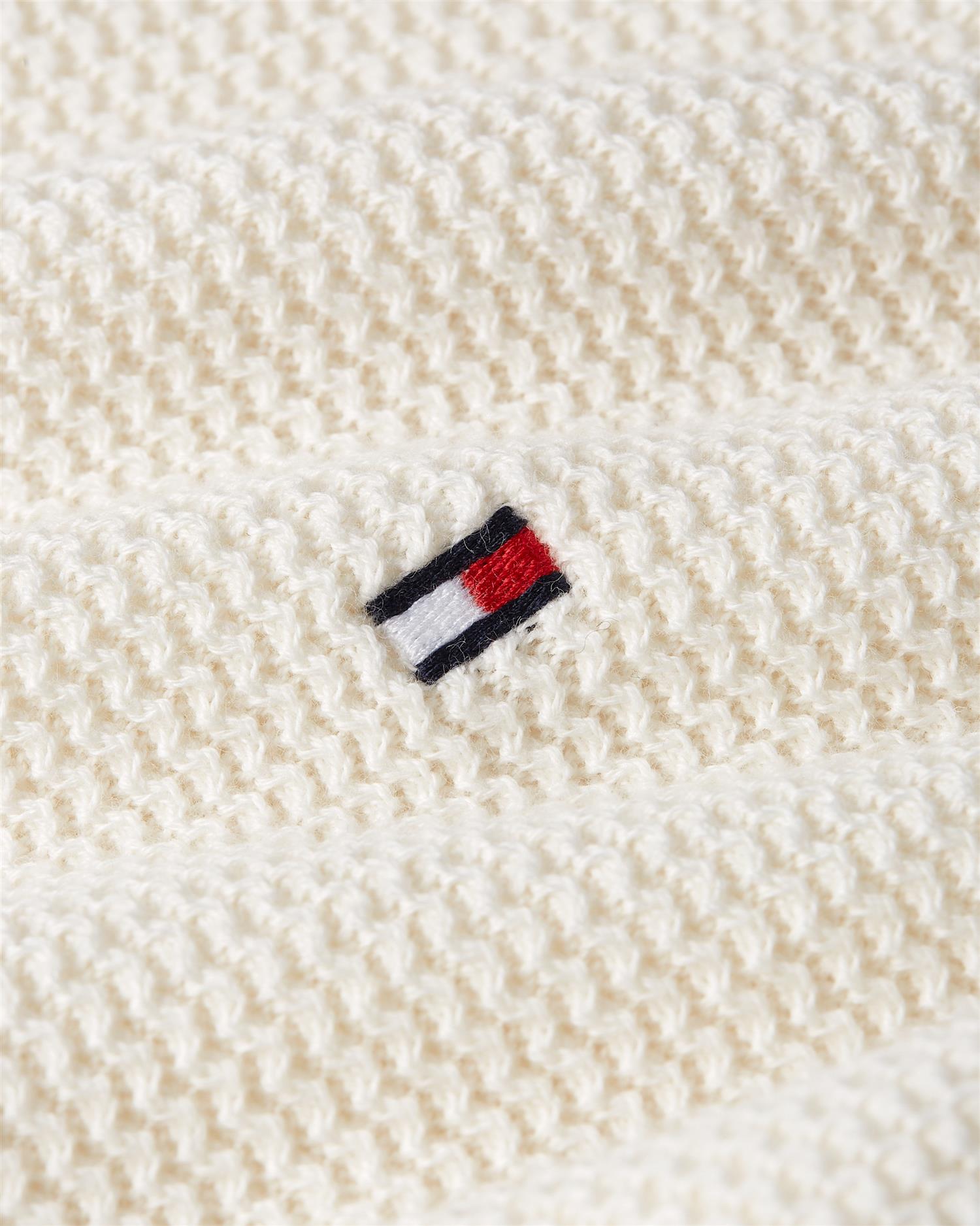 RACKING STRUCTURE ZIP MOCK Ivory Petal