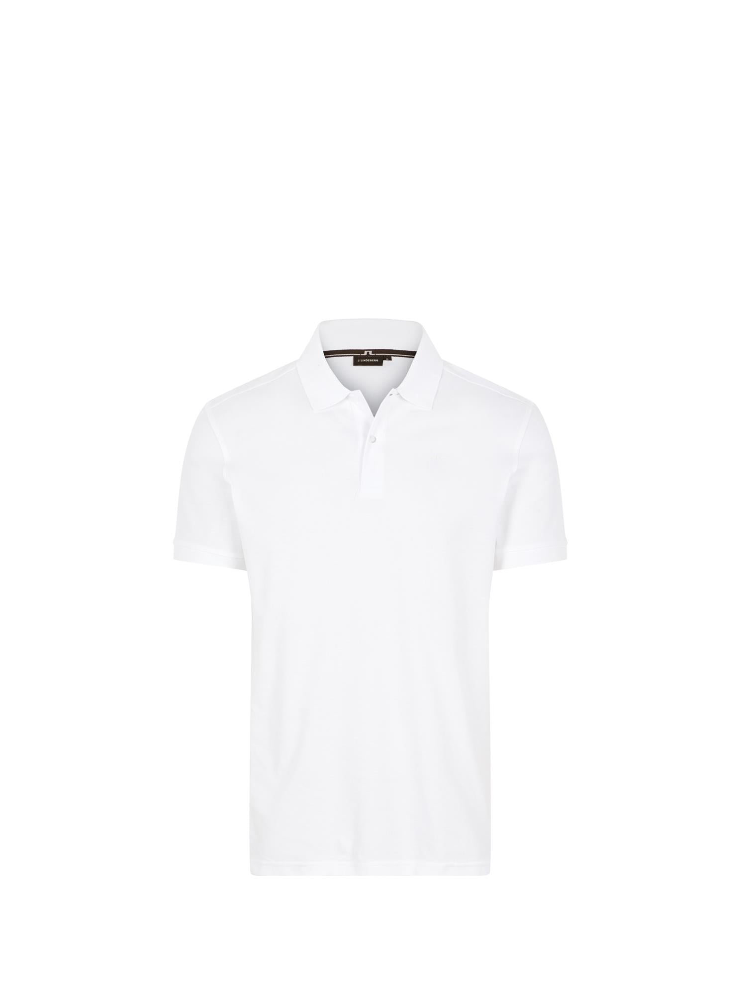 Troy Pique Polo Shirt White