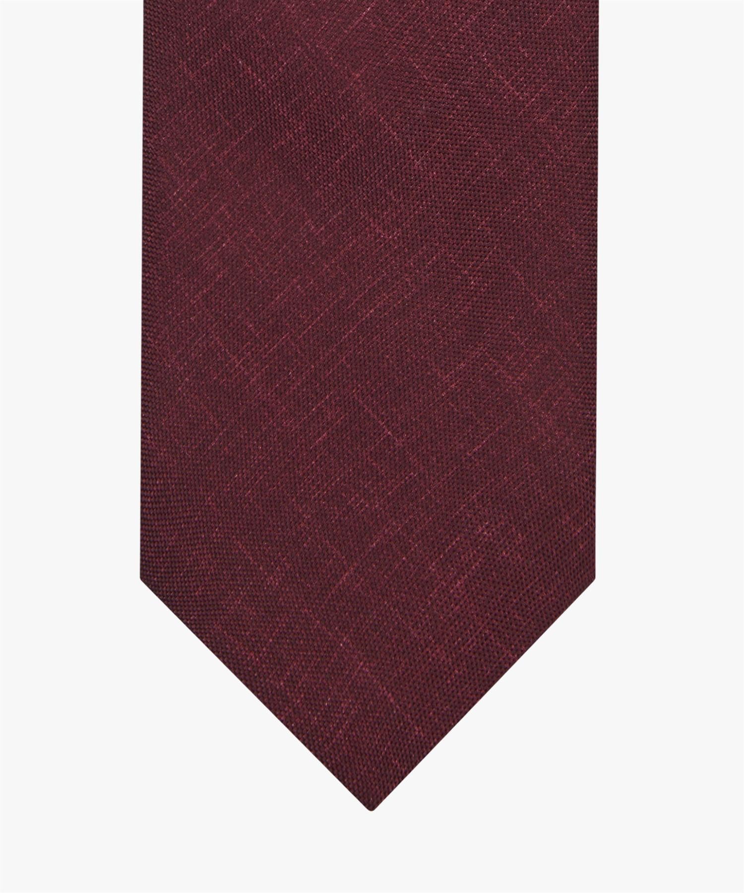 Tie Silk Print Bordeaux Bordeaux