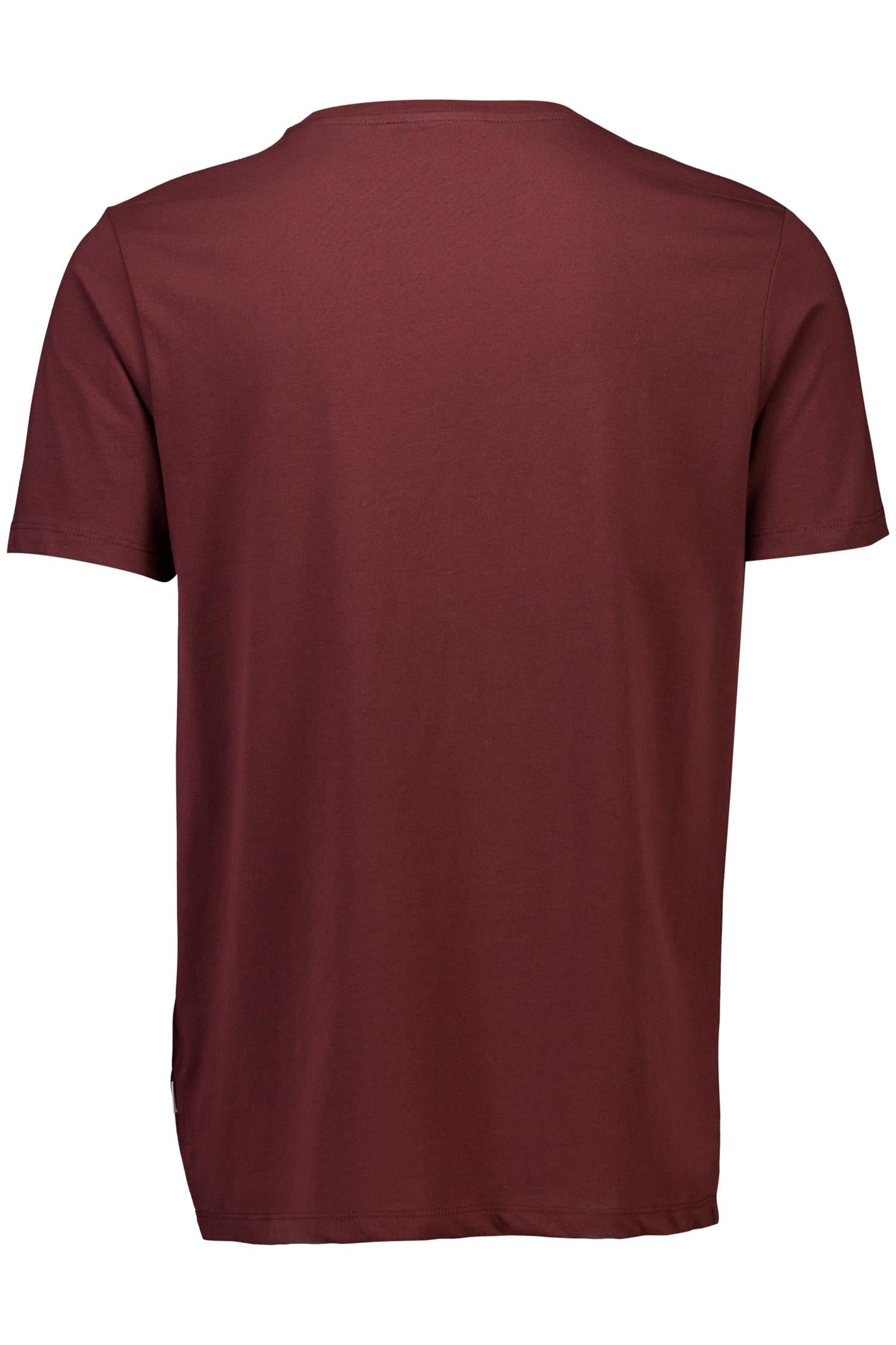 Basic tee S/S Burgunder