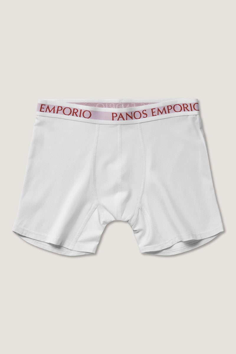 3pk Base Bamboo Boxer White/White/White