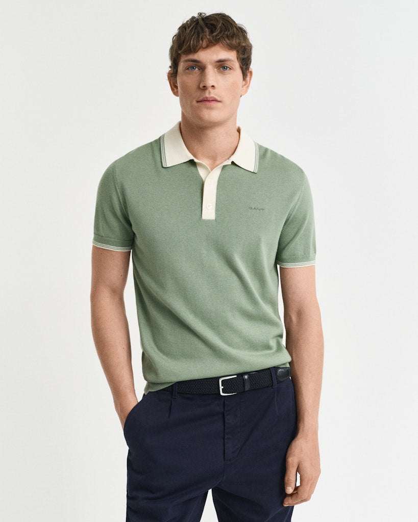 MODAL BLEND SS POLO Kalamata Green
