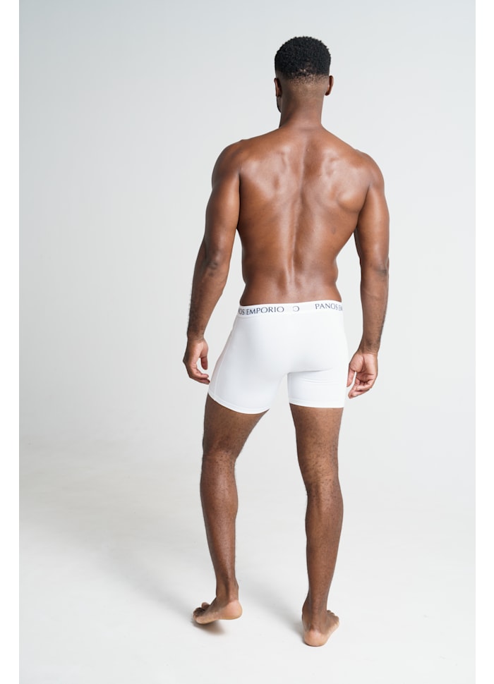 3pk Base Bamboo Boxer White