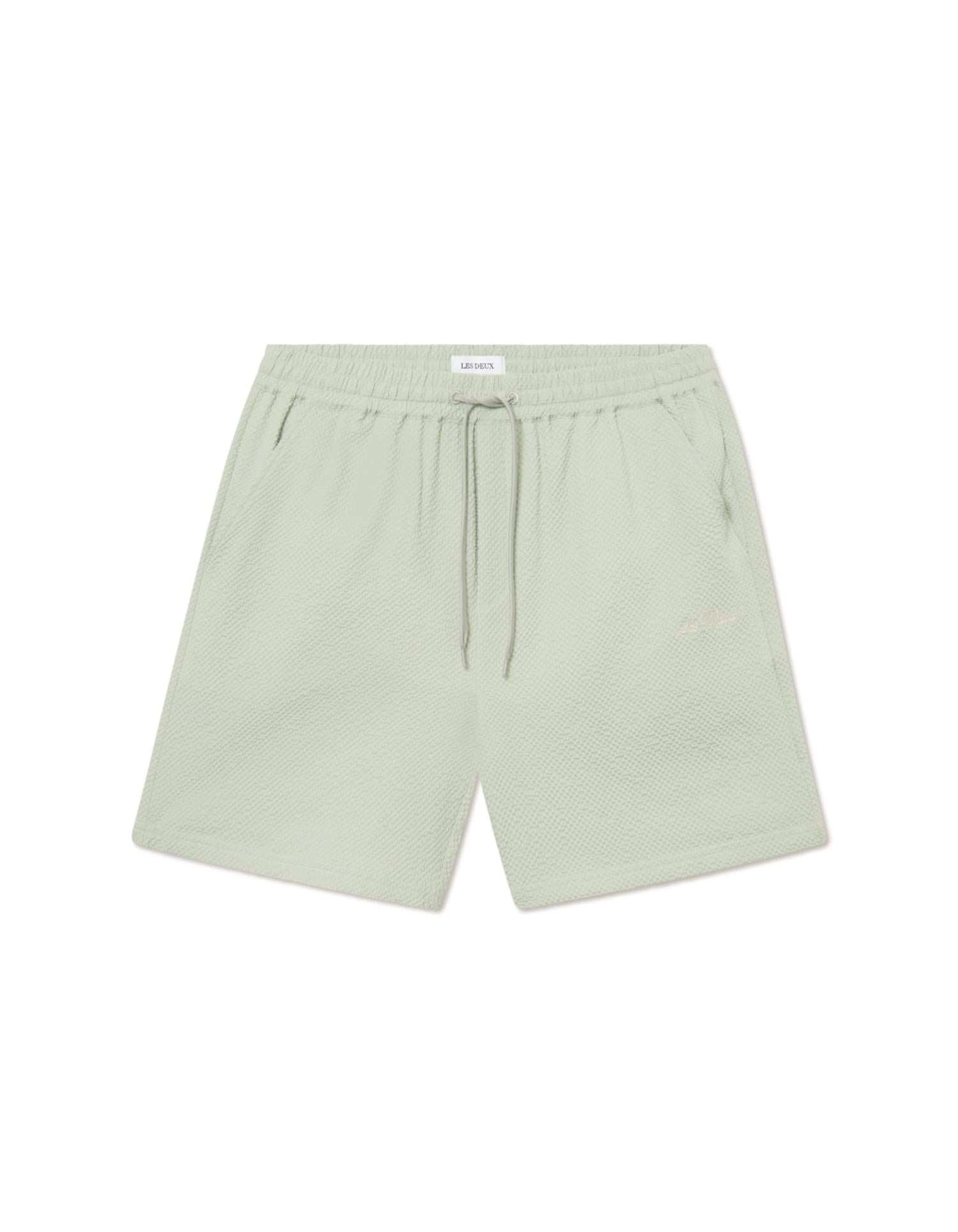 Stan Seersucker Swim Shorts 2.0 Smoke Green