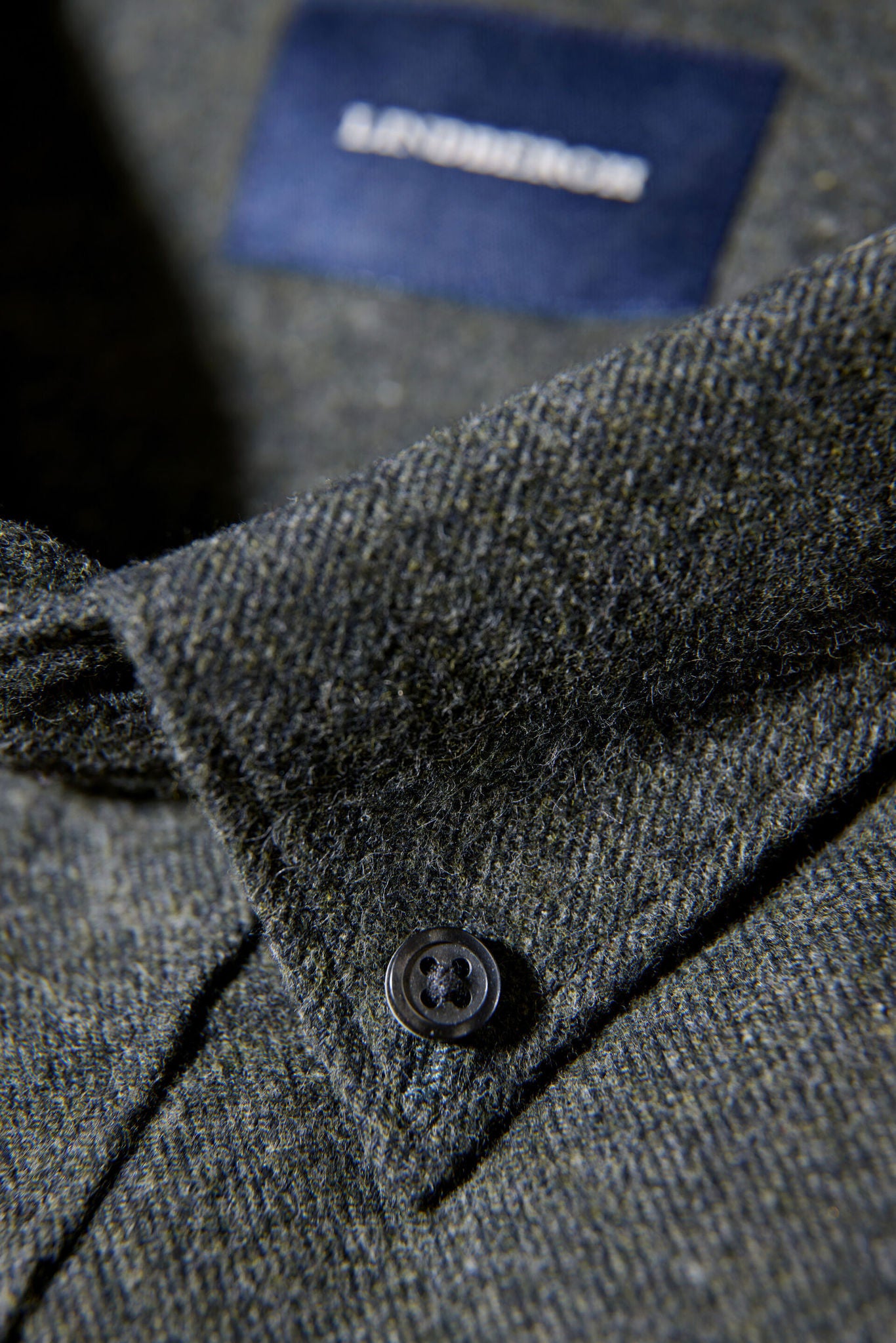 Brushed twill shirt L/S Army