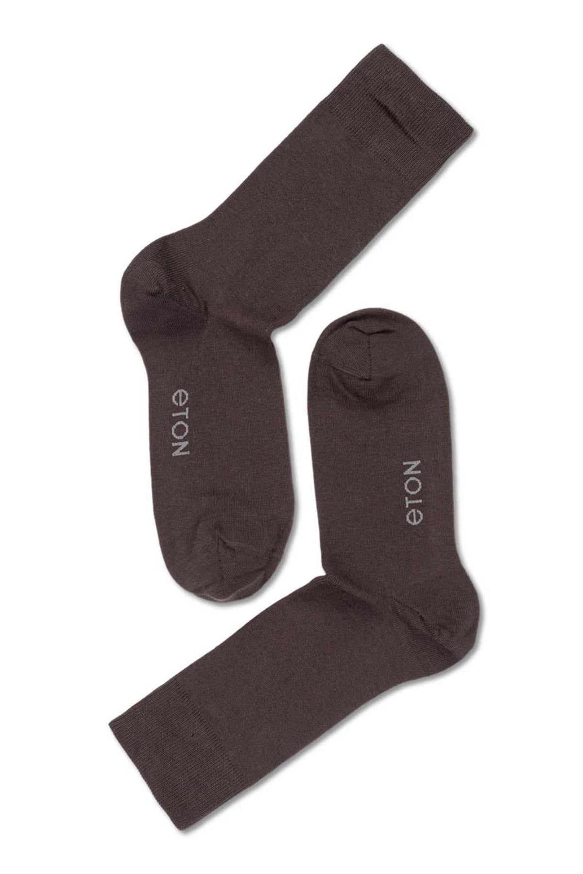 Eton Cotton/Lycra Plain Dark Brown