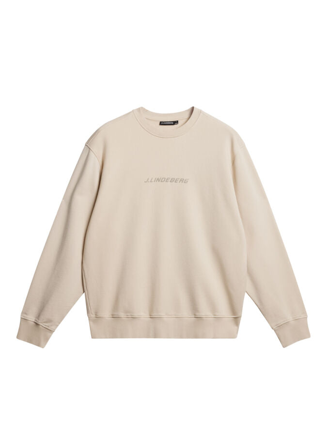 Callan Logo Crew Neck Beige