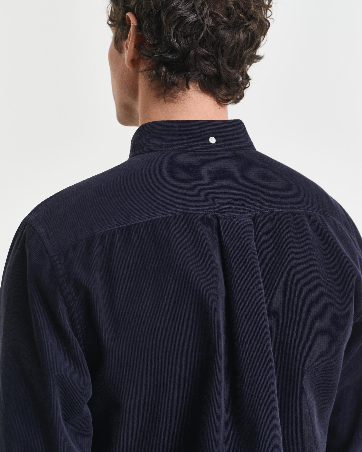 Reg Corduroy Shirt Evening Blue