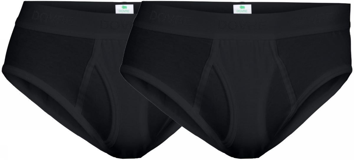 Dovre Brief 2-Pack Gots. Sort