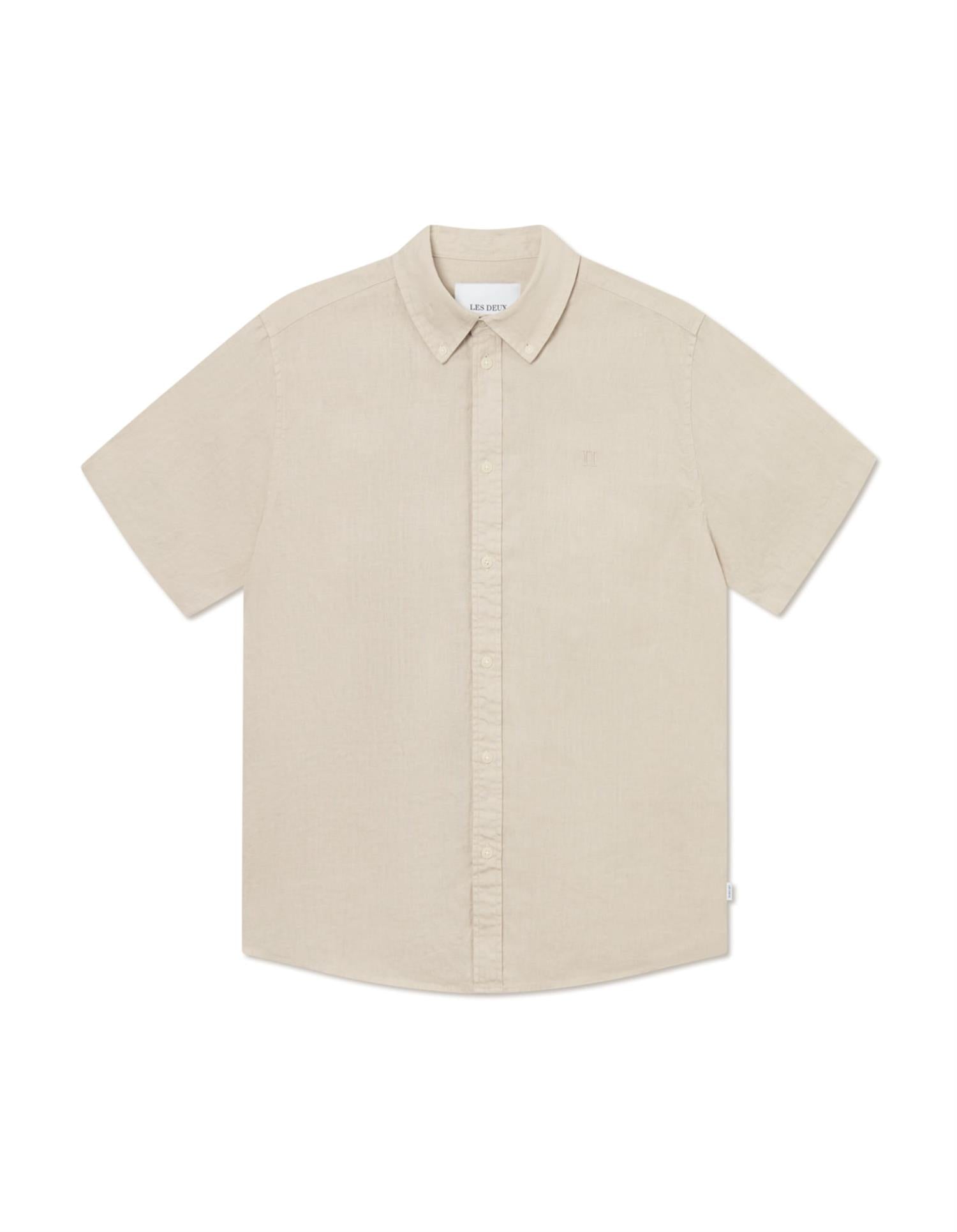 Kris Linen SS Shirt Light Sand
