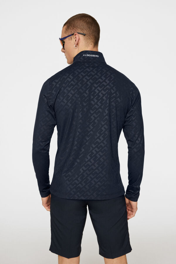 Luke deboss mid Blå