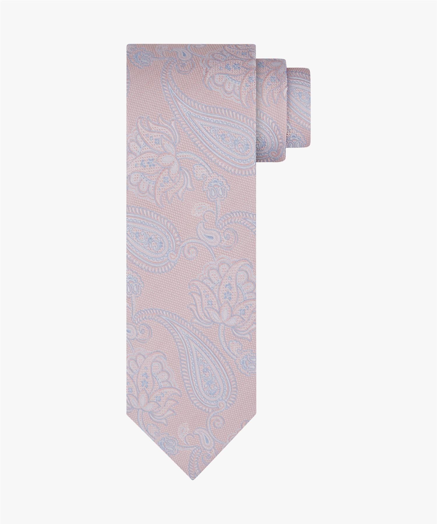 Tie silk woven Lys Rosa