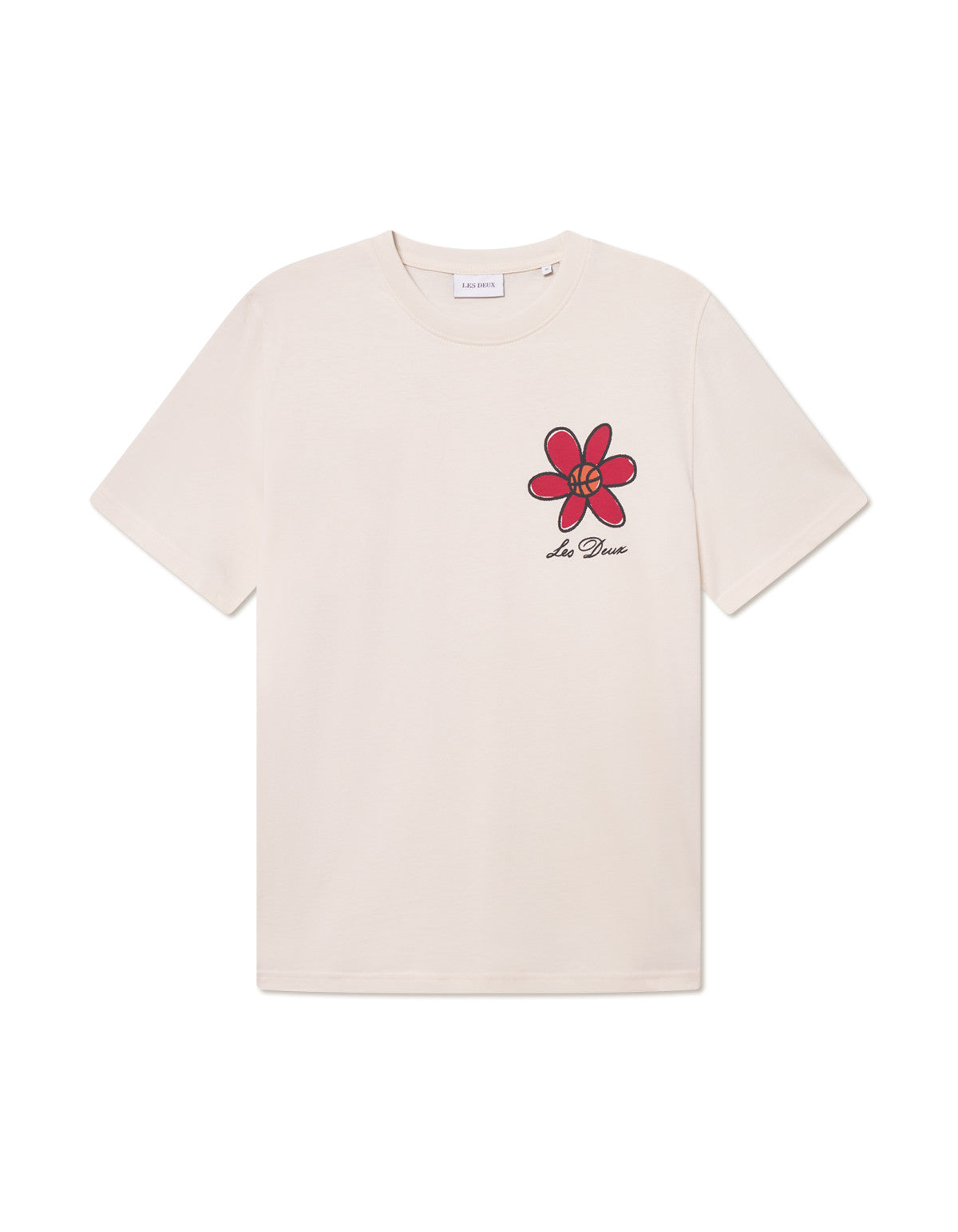 Flower Basket T-Shirt Ivory