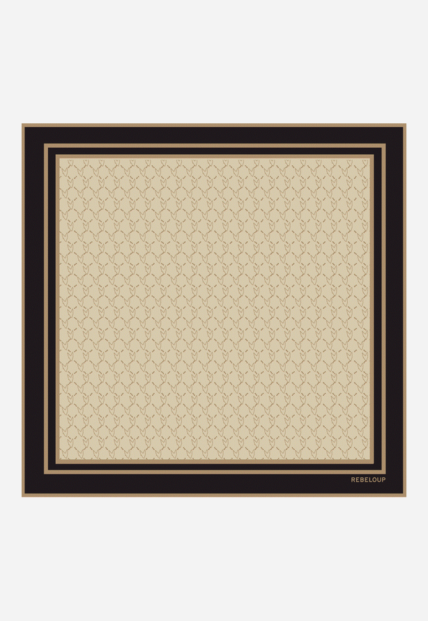 Emma silk Scarf Light Beige