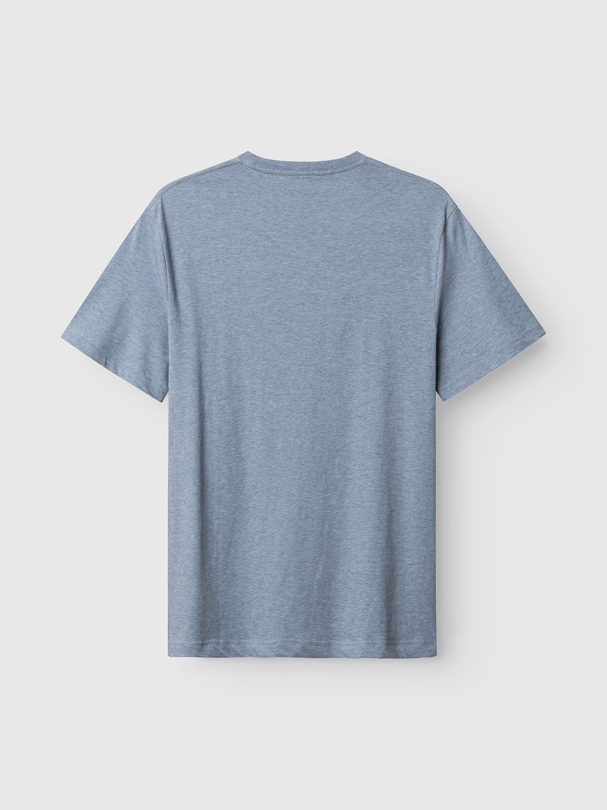 Gabdune Melange New Sst-Shirt Blue Melange