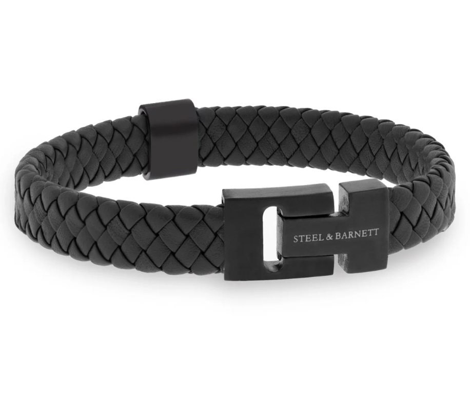 Leather Bracelet Harrison Black Edition