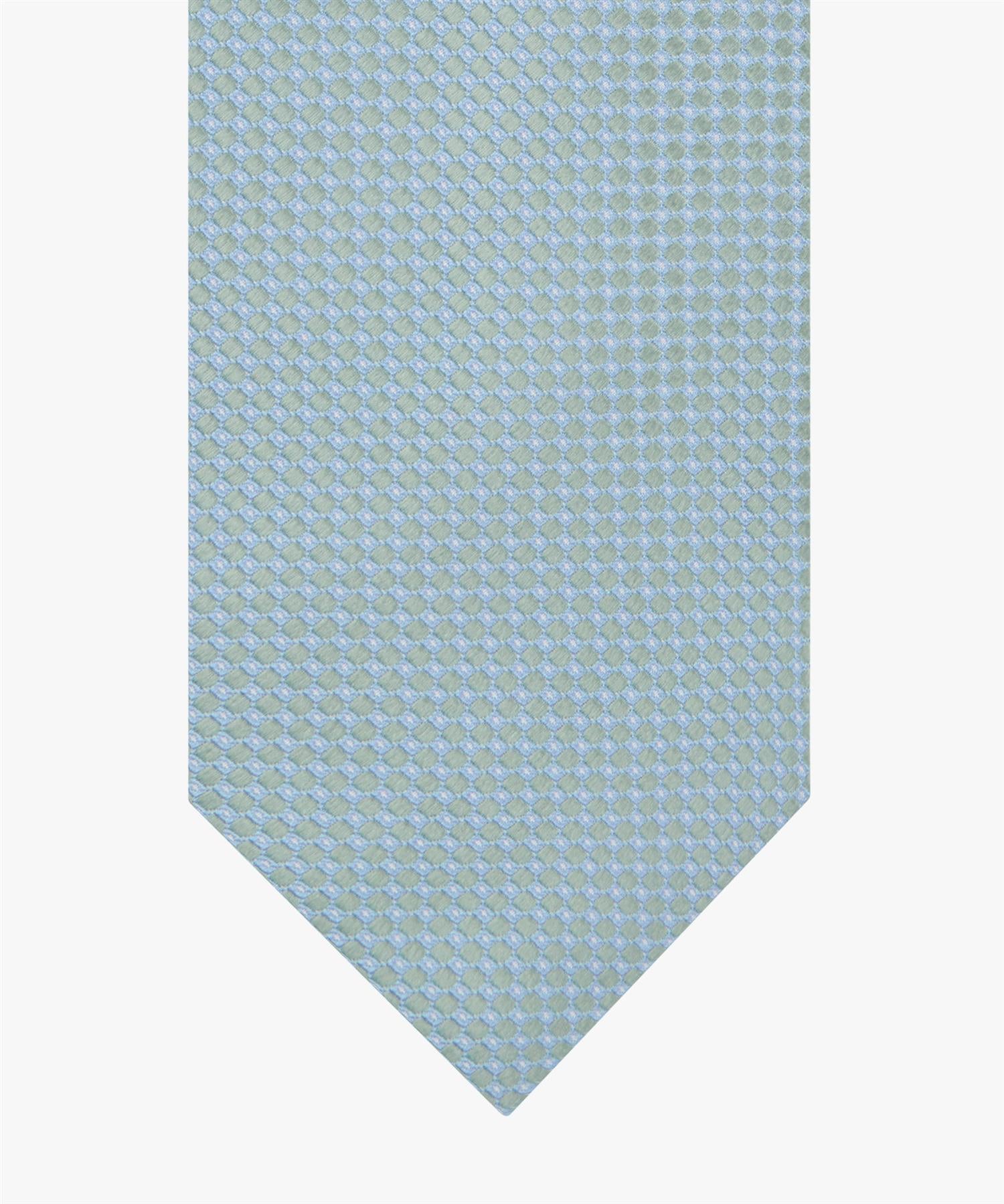 Tie Silk Woven Green/Blue