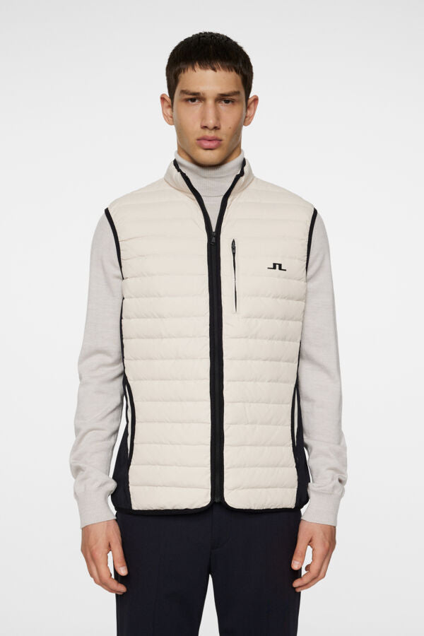 Pace Down Liner Vest Beige