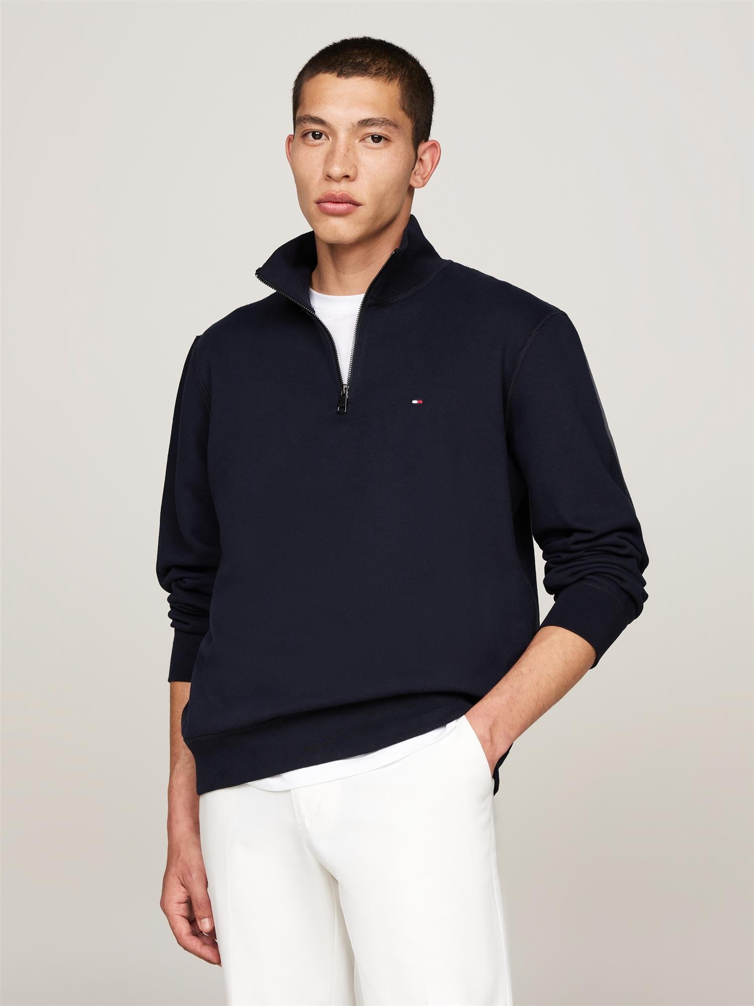 Essential Fleece 1/4 Zip Desert Sky