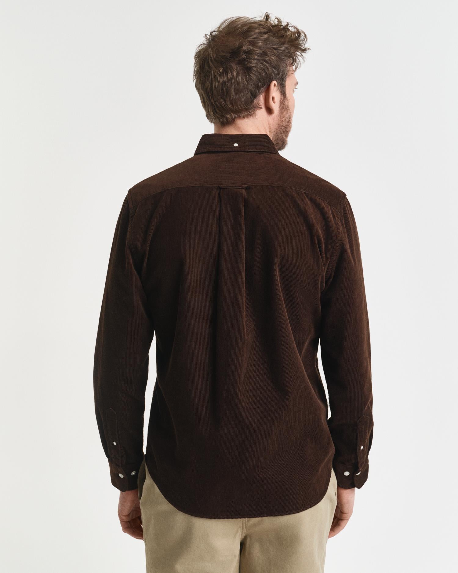 Reg Corduroy Shirt Rich Brown