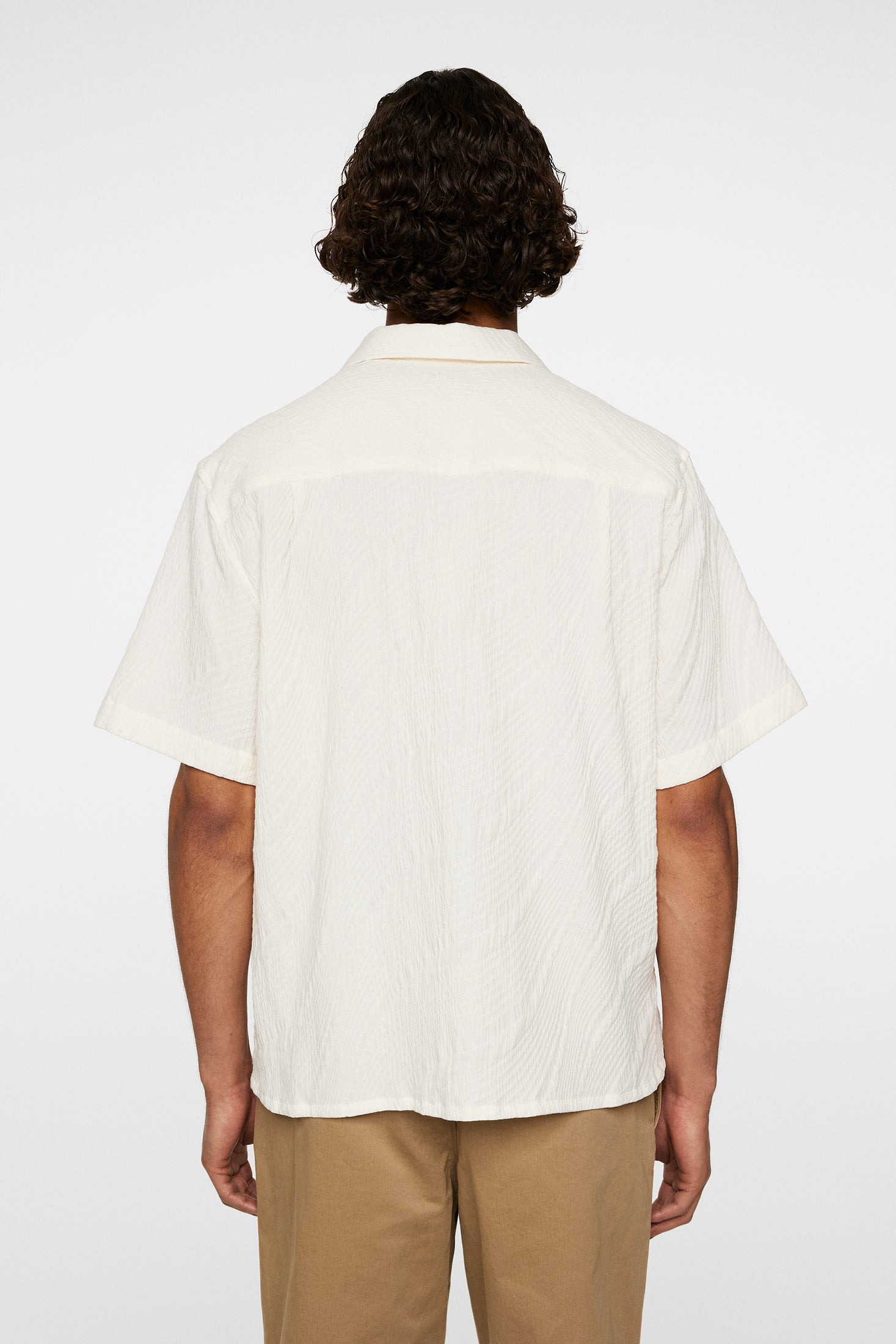 Donso Stretch Texture Shirt Moonbeam